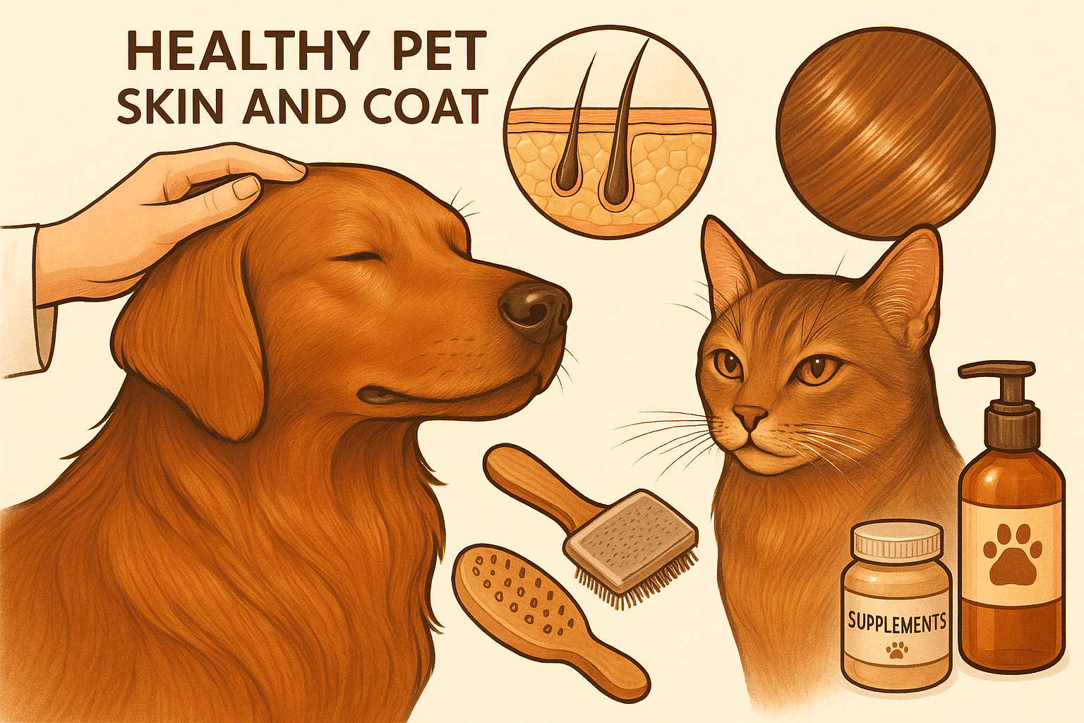 Cuidado del pelaje y la piel: Guía para mantener a tu mascota saludable