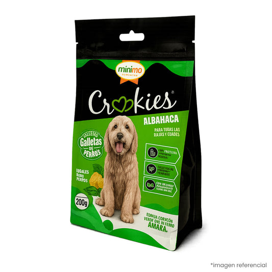 CROOKIES Galletas de Albahaca para Perros 200gr