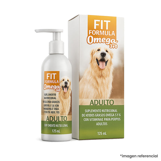fit fórmula omega 3 y 6 para perros adultos